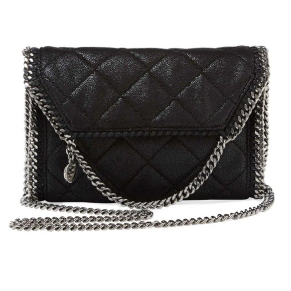 Stella McCartney Falabella Quilted Shaggy Mini Bag - Picture 1 of 7